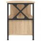 Preview: TV-Schrank Sonoma Eiche 102x33x45 cm Holzwerkstoff & Eisen