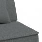 Preview: Schlafsofa in L-Form Dunkelgrau 255x140x70 cm Stoff