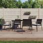 Preview: ARDEBO.de - Gartenstühle mit Kissen 4 Stk. Braun 56,5x57x83 cm Poly Rattan