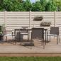 Preview: ARDEBO.de - Gartenstühle mit Kissen 4 Stk. Braun 56x59x84 cm Poly Rattan