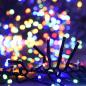 Preview: LED-Lichterkette mit 400 LEDs Mehrfarbig 7,4 m PVC