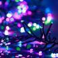 Preview: LED-Lichterkette mit 1000 LEDs Pastell Mehrfarbig 11 m PVC