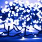 Preview: LED-Lichterkette mit 1000 LEDs Blau 25 m PVC