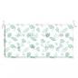 Preview: Gartenbank-Auflage Blattmuster 120x50x3 cm Oxford-Gewebe