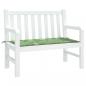 Preview: Gartenbank-Auflage Blattmuster 120x50x3 cm Oxford-Gewebe