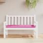 Preview: ARDEBO.de - Gartenbank-Auflage Rosa 120x50x7 cm Stoff