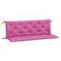 Preview: Gartenbank-Auflagen 2 Stk. Rosa 150x50x7 cm Stoff