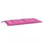 Preview: Gartenbank-Auflagen 2 Stk. Rosa 100x50x7 cm Stoff