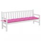 Preview: Gartenbank-Auflage Rosa 200x50x7 cm Stoff