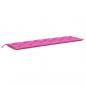 Preview: Gartenbank-Auflagen 2 Stk. Rosa 200x50x7 cm Stoff