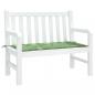 Preview: Gartenbank-Auflage Blattmuster 100x50x3 cm Oxford-Gewebe