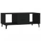 Preview: Couchtisch Schwarz 102x50x40 cm Holzwerkstoff