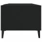 Preview: Couchtisch Schwarz 102x50x40 cm Holzwerkstoff