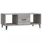 Preview: Couchtisch Grau Sonoma 102x50x40 cm Holzwerkstoff