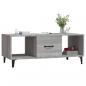 Preview: Couchtisch Grau Sonoma 102x50x40 cm Holzwerkstoff