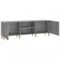 Preview: TV-Schrank Grau Sonoma 150x30x50 cm Holzwerkstoff