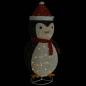 Preview: Weihnachtsdekoration Pinguin-Figur LED Luxus-Gewebe 180 cm