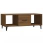 Preview: Couchtisch Braun Eichen-Optik 102x50x40 cm Holzwerkstoff