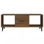 Preview: Couchtisch Braun Eichen-Optik 102x50x40 cm Holzwerkstoff