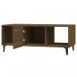 Preview: Couchtisch Braun Eichen-Optik 102x50x40 cm Holzwerkstoff