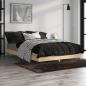 Preview: Bettgestell Sonoma-Eiche 120x190 cm Holzwerkstoff