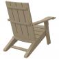 Preview: Adirondack-Gartenstuhl Hellbraun 75x88,5x89,5 cm Polypropylen