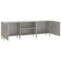 Preview: TV-Schrank Betongrau 150x30x50 cm Holzwerkstoff