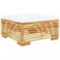 Preview: 2-tlg. Garten-Lounge-Set Massivholz Teak