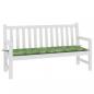 Preview: Gartenbank-Auflage Blattmuster 150x50x3 cm Oxford-Gewebe