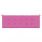 Preview: Gartenbank-Auflage Rosa 150x50x3 cm Oxford-Gewebe