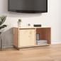 Preview: ARDEBO.de - TV-Schrank 74x35x44 cm Massivholz Kiefer