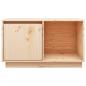 Preview: TV-Schrank 74x35x44 cm Massivholz Kiefer