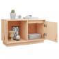 Preview: TV-Schrank 74x35x44 cm Massivholz Kiefer