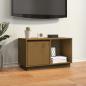 Preview: ARDEBO.de - TV-Schrank Honigbraun 74x35x44 cm Massivholz Kiefer