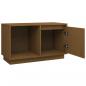 Preview: TV-Schrank Honigbraun 74x35x44 cm Massivholz Kiefer