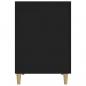 Preview: Schreibtisch Schwarz 140x50x75 cm Holzwerkstoff