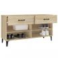 Preview: Schuhschrank Sonoma-Eiche 102x35x55 cm Holzwerkstoff