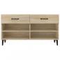 Preview: Schuhschrank Sonoma-Eiche 102x35x55 cm Holzwerkstoff