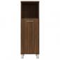 Preview: Badschrank Braun Eichen-Optik 30x30x95 cm Holzwerkstoff