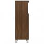 Preview: Badschrank Braun Eichen-Optik 30x30x95 cm Holzwerkstoff