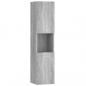 Preview: Badezimmerschrank Grau Sonoma 30x30x130 cm Holzwerkstoff