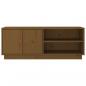 Preview: TV-Schrank Honigbraun 105x34x40 cm Massivholz Kiefer