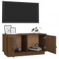 Preview: TV-Schrank Honigbraun 80x34x40 cm Massivholz Kiefer