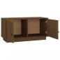 Preview: TV-Schrank Honigbraun 80x34x40 cm Massivholz Kiefer