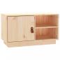 Preview: TV-Schrank 70x34x40 cm Massivholz Kiefer