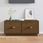 Preview: ARDEBO.de - TV-Schrank Honigbraun 80x34x35 cm Massivholz Kiefer