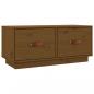 Preview: TV-Schrank Honigbraun 80x34x35 cm Massivholz Kiefer