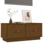 Preview: TV-Schrank Honigbraun 80x34x35 cm Massivholz Kiefer