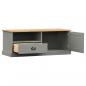 Preview: TV-Schrank VIGO Grau 106x40x40 cm Massivholz Kiefer