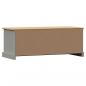 Preview: TV-Schrank VIGO Grau 106x40x40 cm Massivholz Kiefer